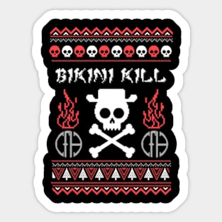 bikini kill happy x Sticker